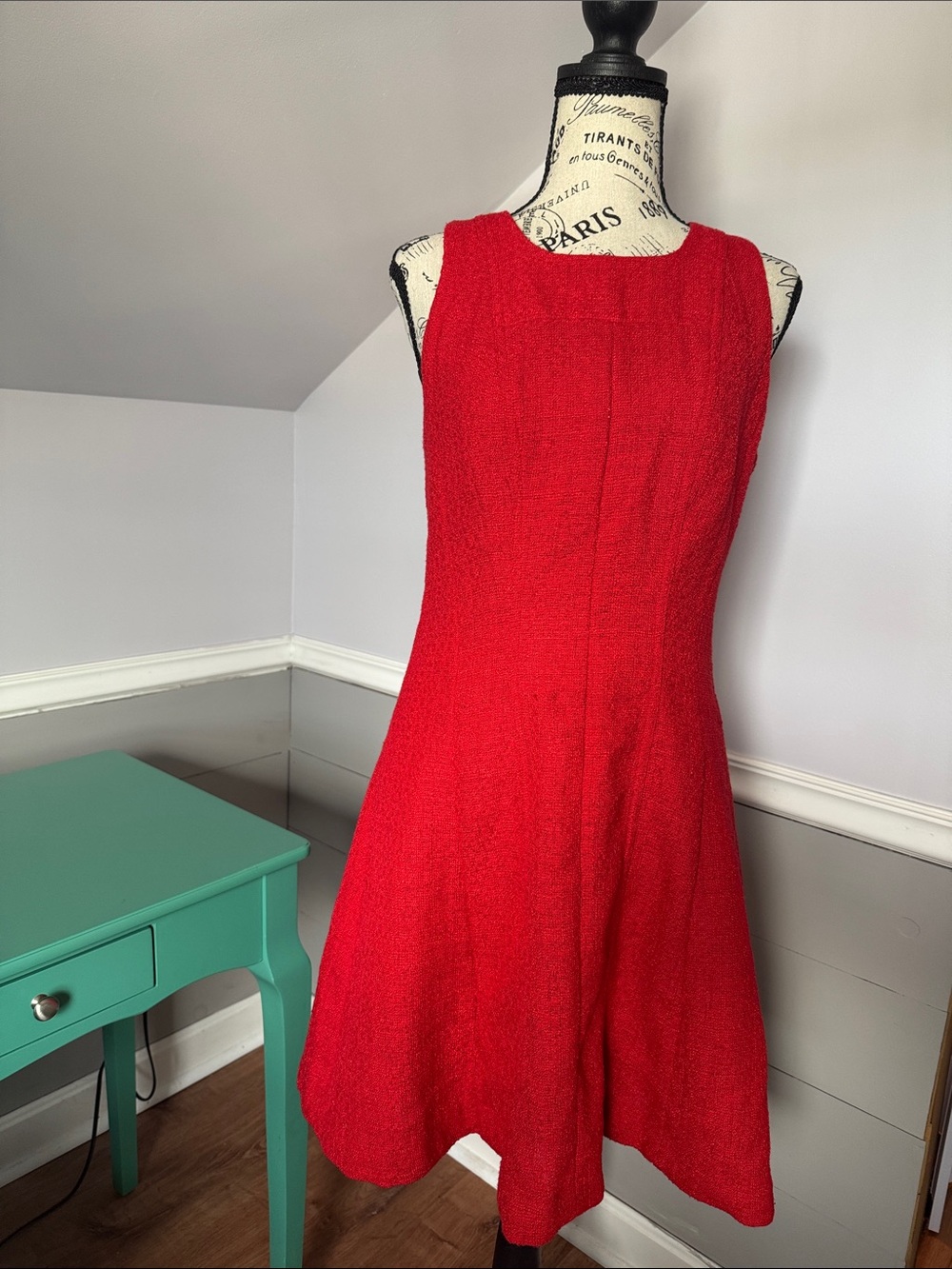 Banana Republic Red Sleeveless A-Line Dress SIZE: 8 NWT’s !!